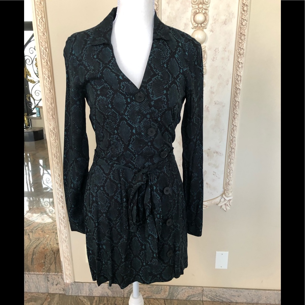 Zara snake print dress